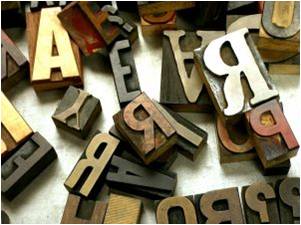 wooden letters