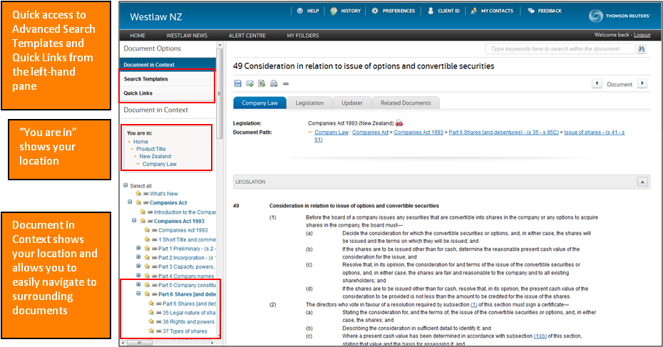 Westlaw NZ updates September